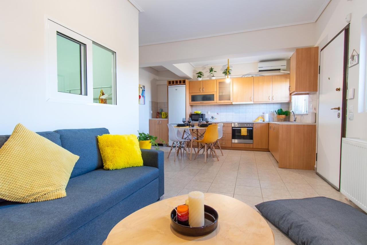 Yelayellow House Near To Airport, Rafina Port And Metropolitan Expo Луца Экстерьер фото